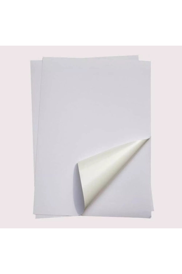 50 Adet Mat Yapışkanlı Boş A4 Etiket – Yazıcı Uyumlu Sticker Kağıdı (A4 Boyut, Kendinden Yapışkanlı) - Görsel 3