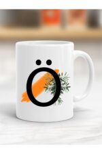 Ö Harfi Baskılı Kupa Bardak - Resimli Kupa Bardak - Hediyelik Bardak - Bardak Baskı