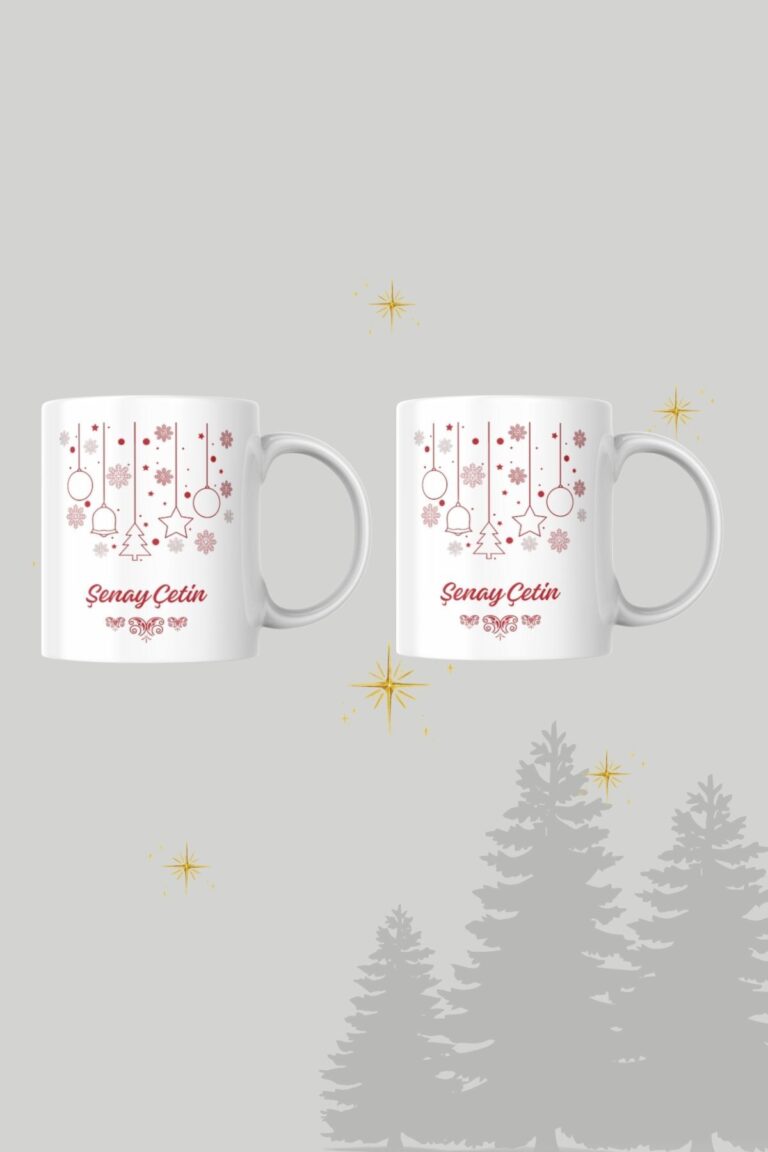 Kişiye Özel Yılbaşı Tasarımlı Kupa – Şık ve Anlamlı Hediye - Görsel 2