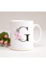 G Harfli Baskılı Kupa Bardak