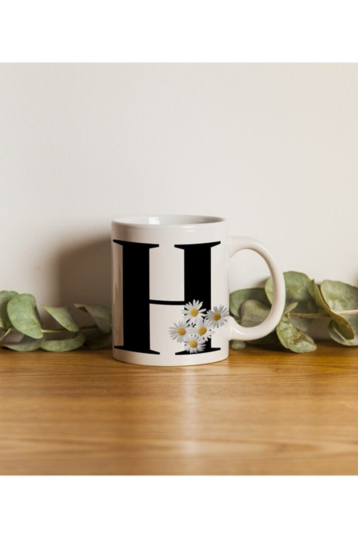 1_org_zoom-1100.jpg H Harfli Papatya Kupa Bardak - Görsel 1