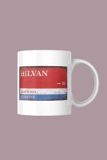 Şanlıurfa Hilvan Sokak Tabelası Baskılı Kupa Bardak