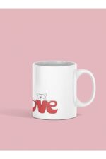 Kedi Love Baskılı Kupa