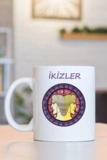 Ikizler Burcu Kupa Bardak - Baskılı Bardak - Hediyelik Bardak- Burçlar