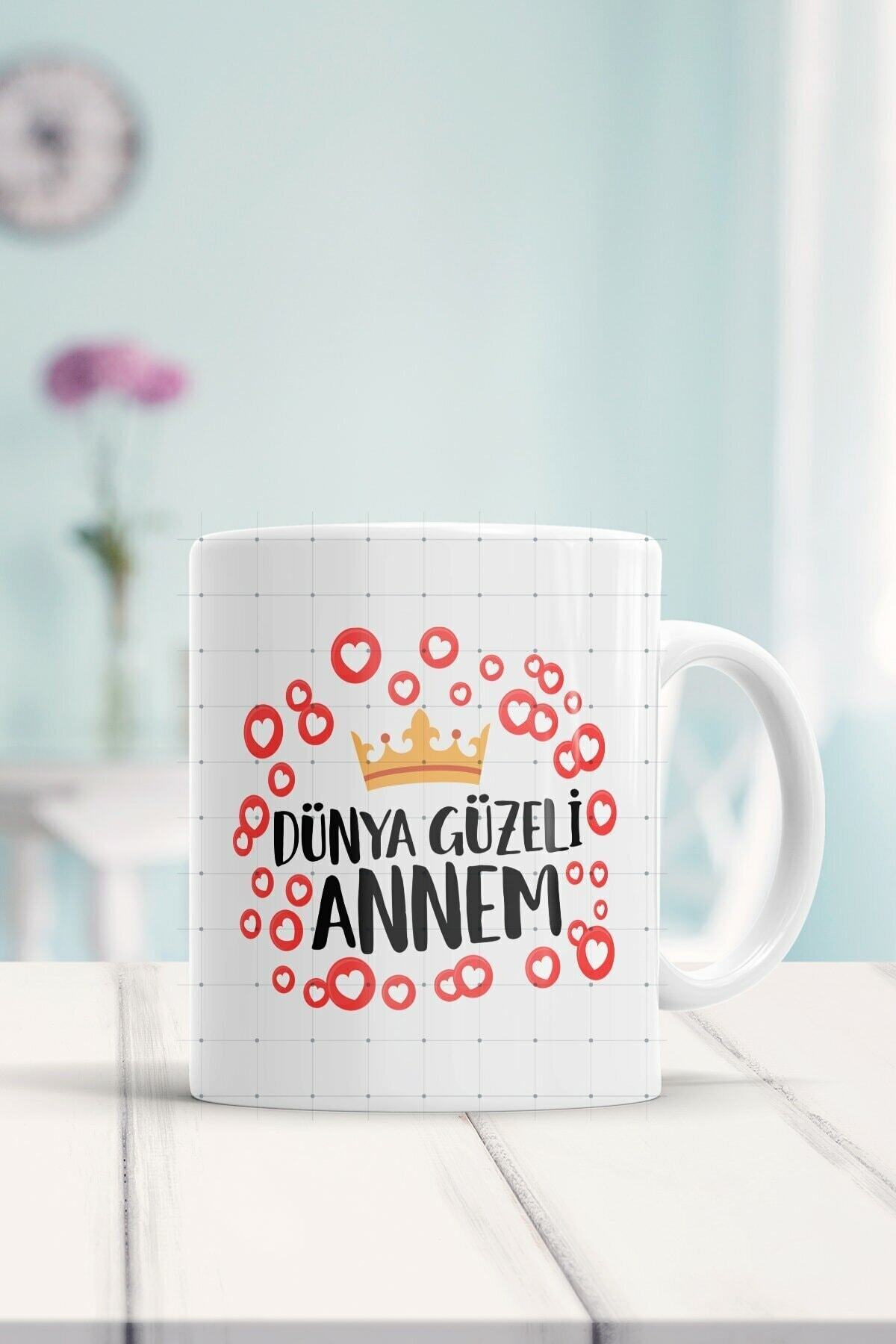 1_org_zoom-1216.jpg Dünya Güzeli Annem Baskılı Kupa Bardak - Görsel 1