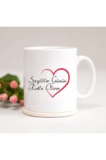 Sevgililer Günü Kalpli Baskılı Kupa Bardak