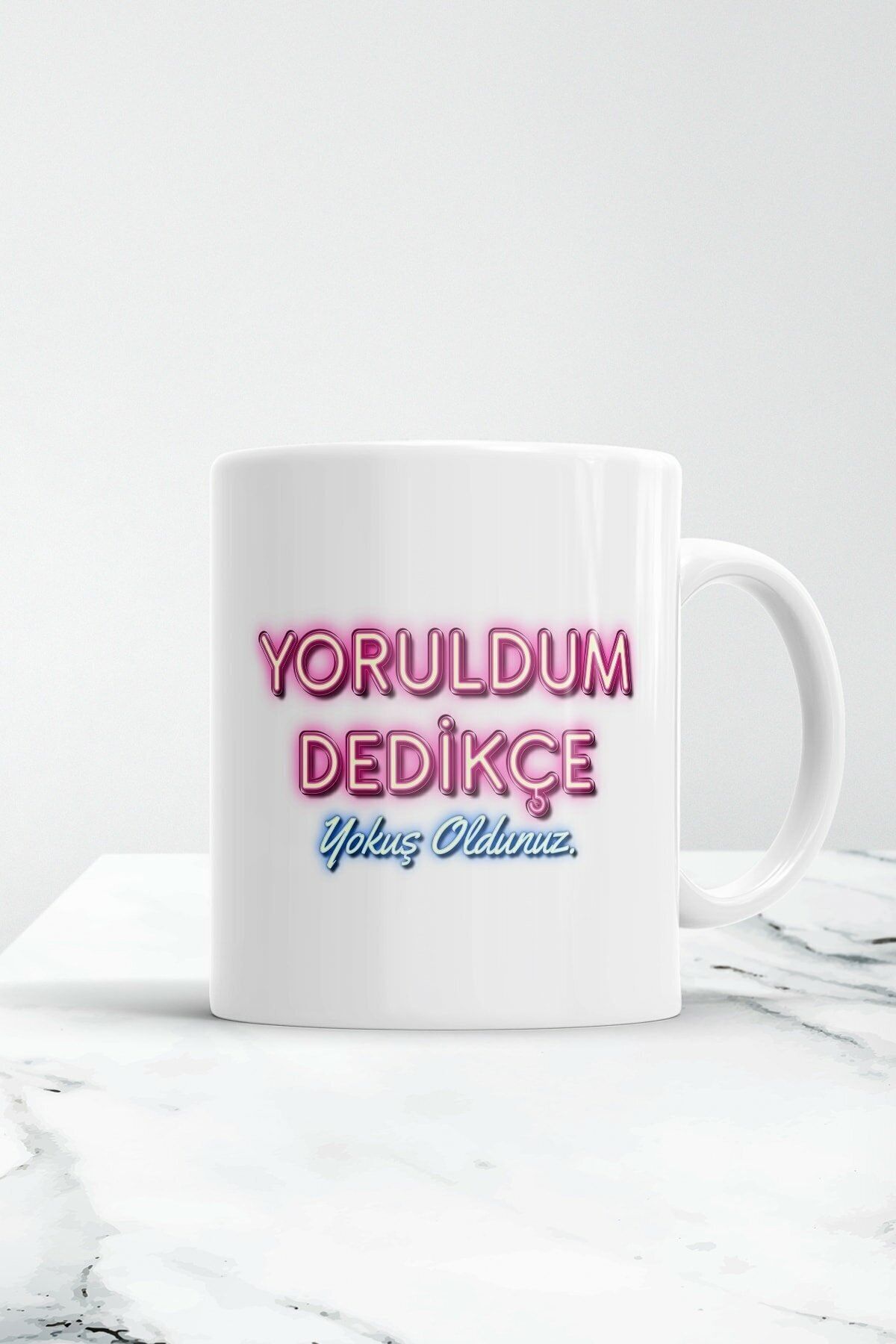 1_org_zoom-1258.jpg Yoruldum Dedikçe Yokuş Oldunuz Kupa Bardak - Görsel 1