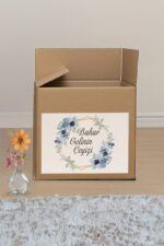 Çeyiz Bohça Bavul Koli Etiketi Gelin 20 Adet A4 Baskılı Etiket Sticker