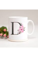 D Harfli Baskılı Kupa Bardak