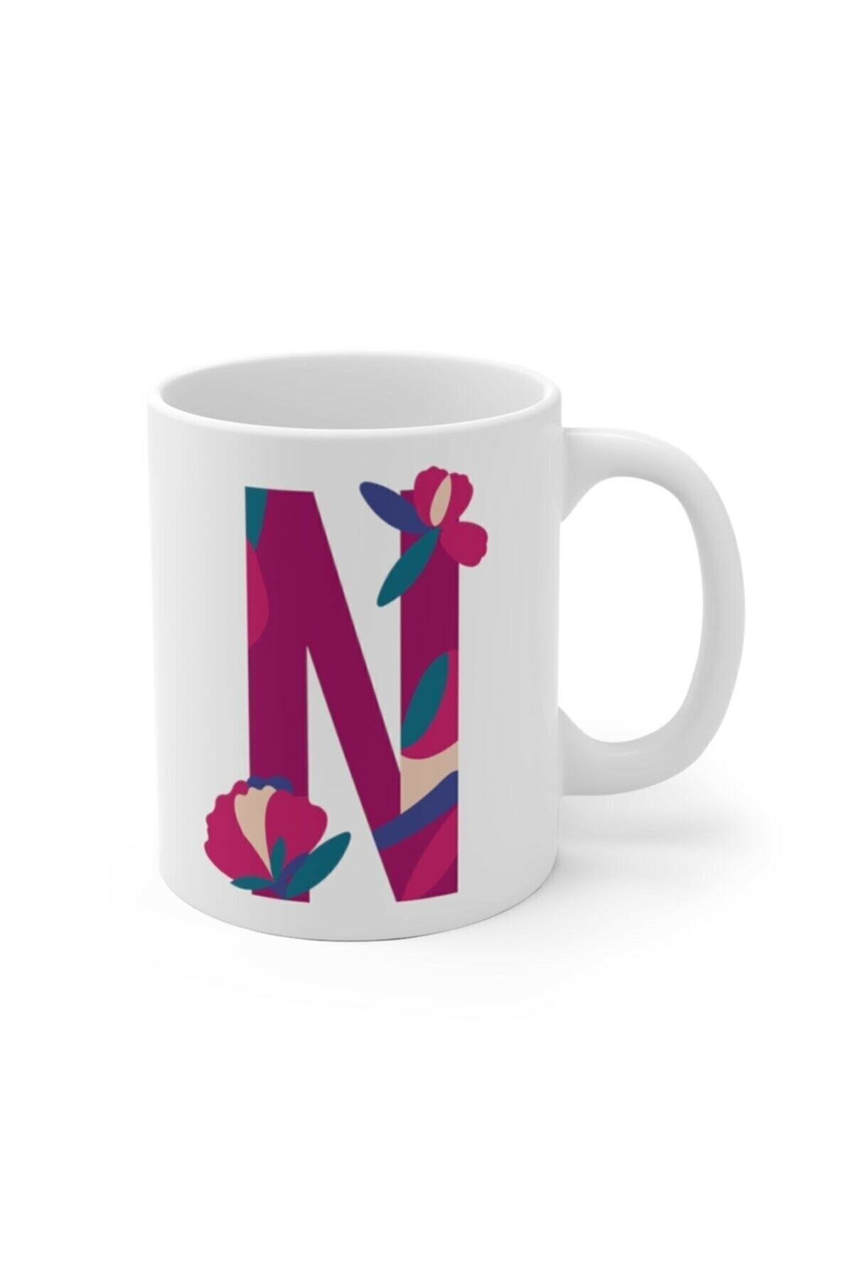 1_org_zoom-1295.jpg N Harfi Baskılı Kupa Bardak - Görsel 1