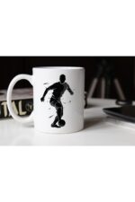 Futbolcu Temalı Beyaz Porselen Kupa 06 Tfspr-06