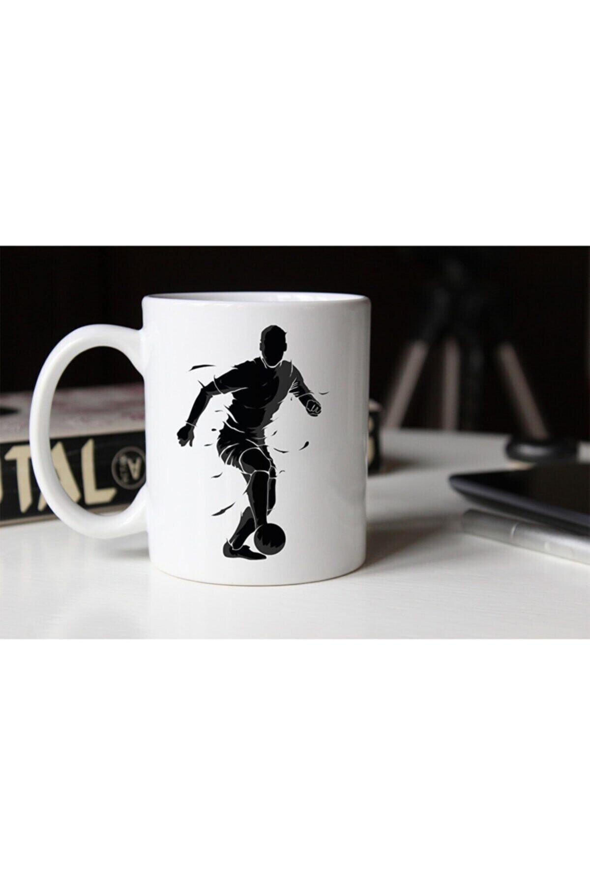 1_org_zoom-1317.jpg Futbolcu Temalı Beyaz Porselen Kupa 06 Tfspr-06 - Görsel 1