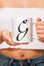 G Harfli Özel Tasarım Kupa