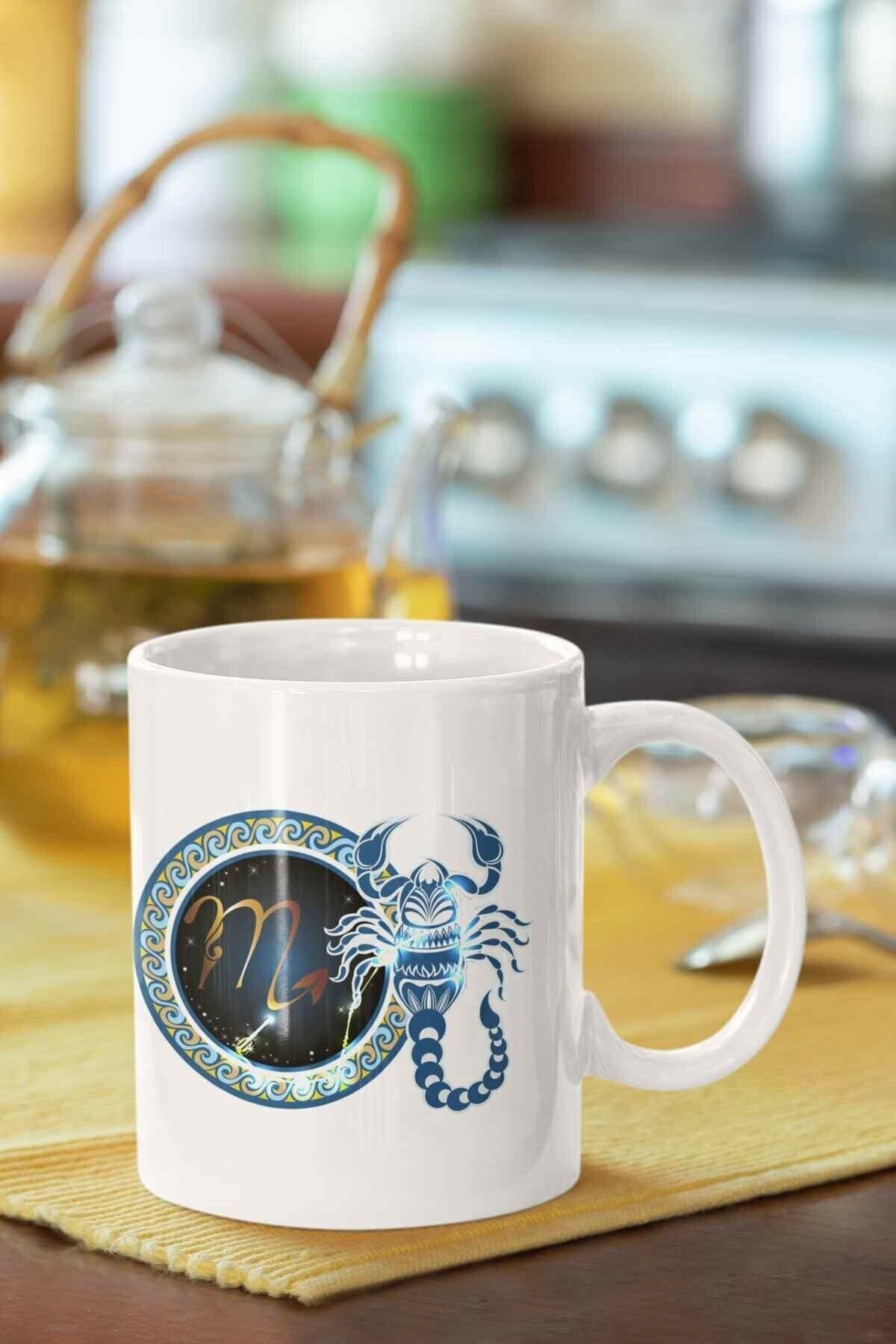 1_org_zoom-1406.jpg Akrep Burcu Baskılı Porselen Kupa - Görsel 1