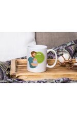 Beyaz Babalar Günü Özel Tasarım Porselen Kupa 008 Tfbg-08