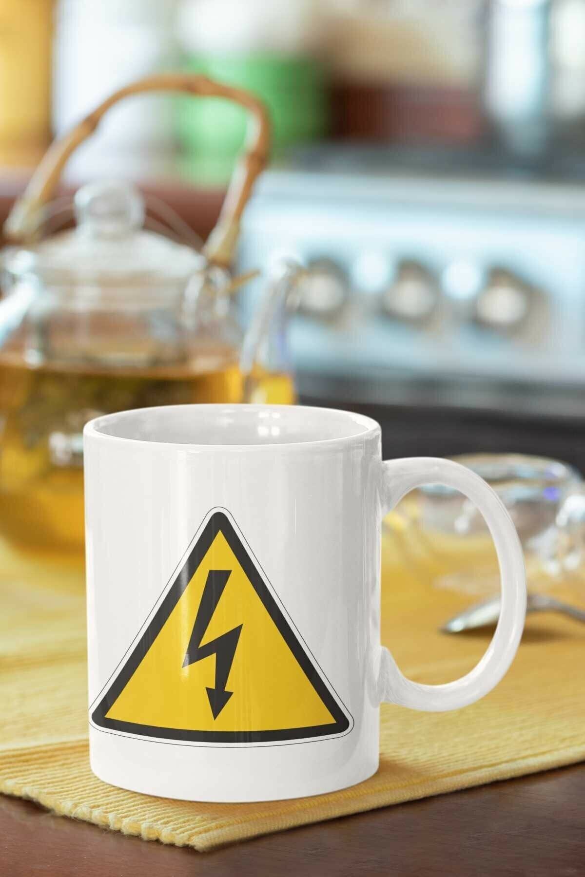 1_org_zoom-1422.jpg Şimşek Baskılı Porselen Kupa Bardak - Görsel 1