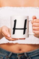 H Harfli Özel Tasarım Kupa