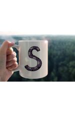 Özel Tasarım S Harfli Porselen Kupa Tfhr-21