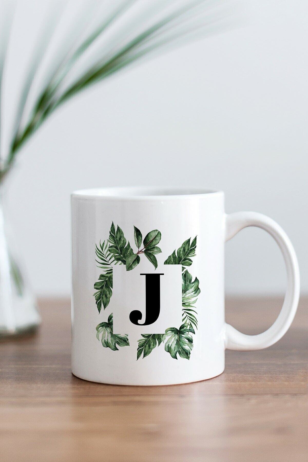 1_org_zoom-1442.jpg J Harfi Baskılı Kupa Bardak - Görsel 1