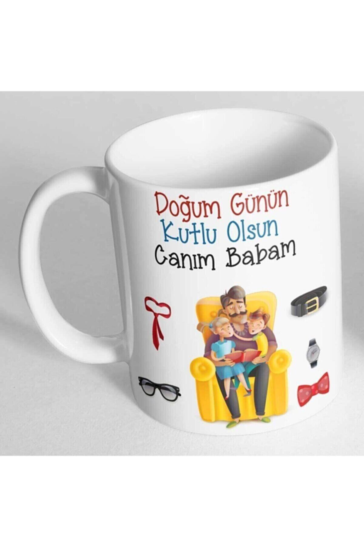 1_org_zoom-1457.jpg Doğum Günün Kutlu Olsun Canım Babam Yazılı Baskılı Kupa Bardak B 69 Bdhkp141 - Görsel 1