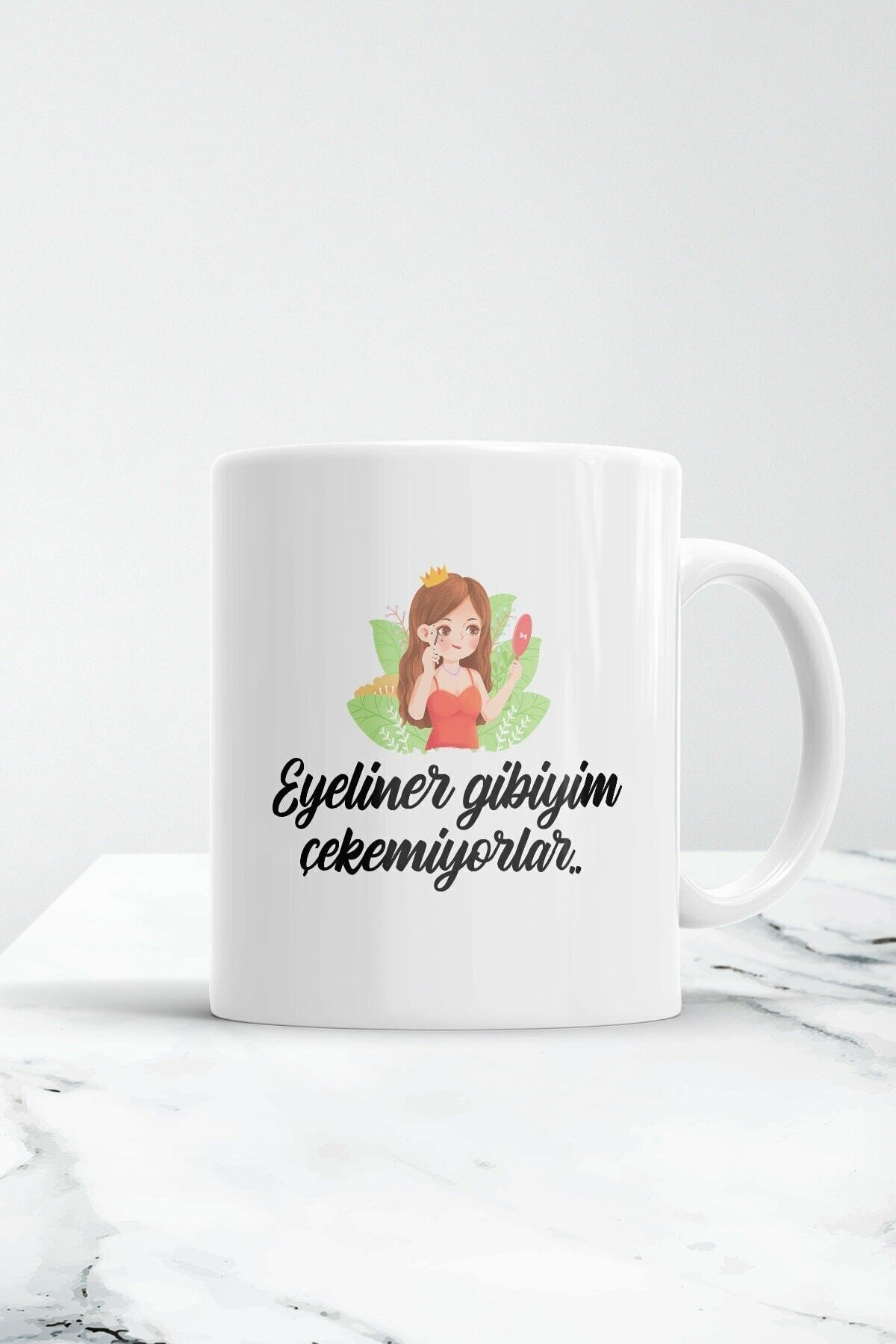 1_org_zoom-1461.jpg Eyeliner Gibiyim Çekemiyorlar Kupa Bardak - Görsel 1