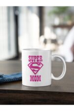 Super Mom Yazı Baskılı Kupa