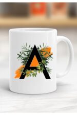 A Harfi Baskılı Kupa Bardak