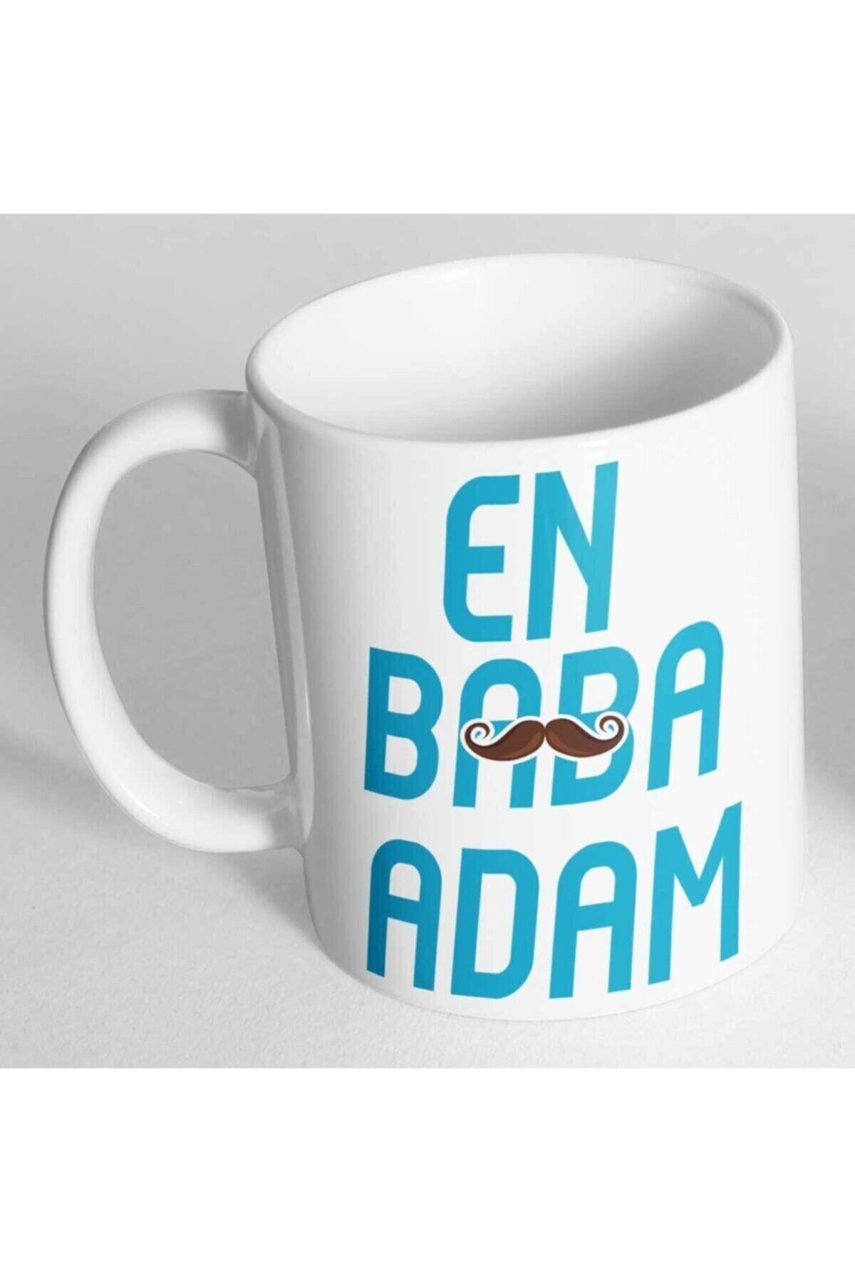 1_org_zoom-1508.jpg En Baba Adam Yazılı Baskılı Kupa Bardak - Görsel 1