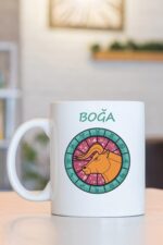 Boğa Burcu Kupa Bardak - Baskılı Bardak - Hediyelik Bardak- Burçlar