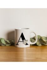 A Harfli Papatya Kupa Bardak