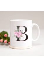 B Harfli Baskılı Kupa Bardak