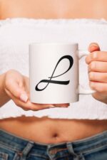 L Harfli Özel Tasarım Kupa