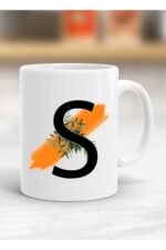 S Harfi Baskılı Kupa Bardak