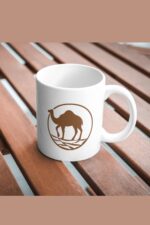 Deve Logosu Temalı Porselen Kupa