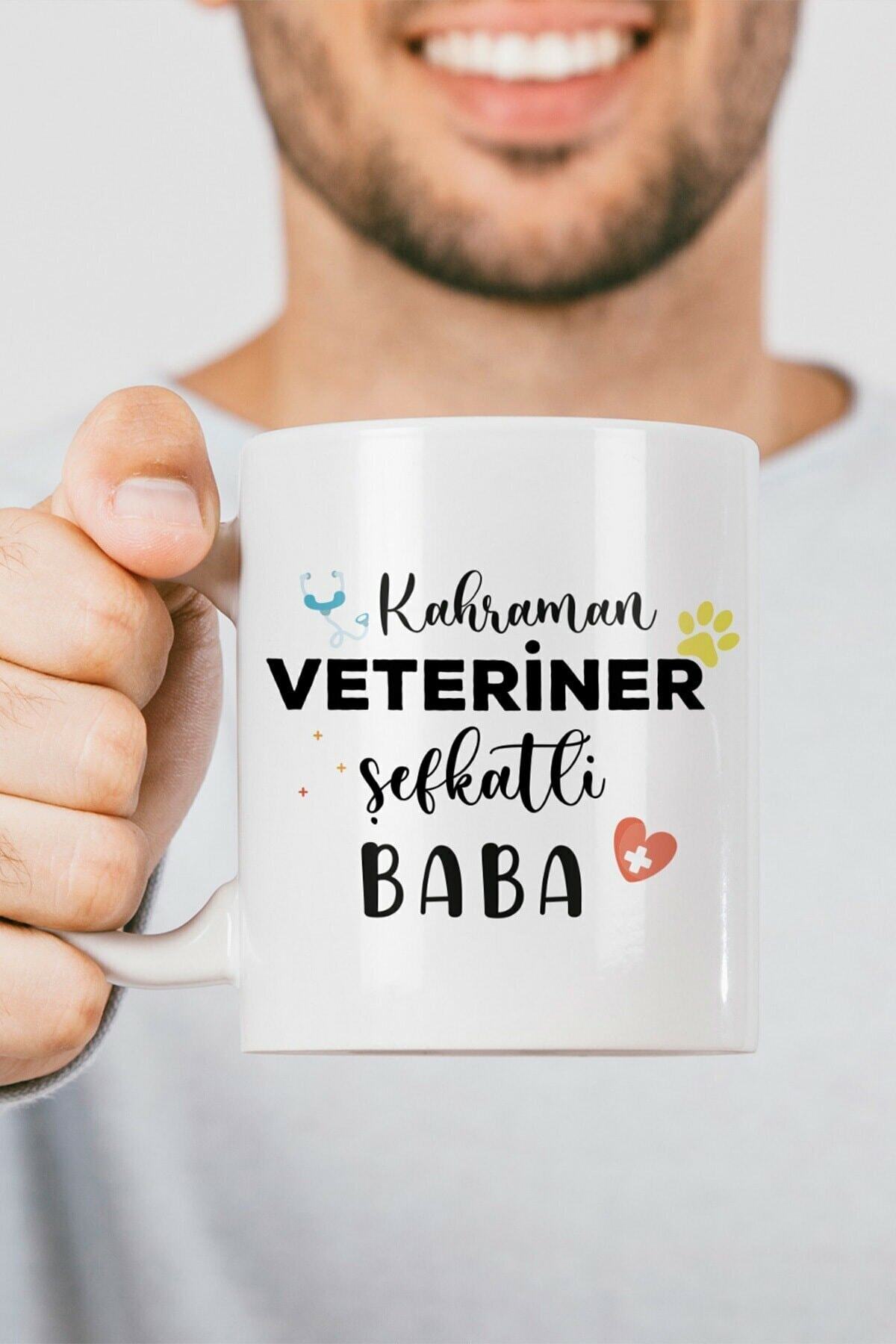 1_org_zoom-1649.jpg Veteriner Babaya Hediye Kupa Bardak - Görsel 1