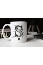 Özel Çizim Ş Harfli Porselen Kupa Tfshr-22