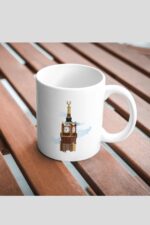 Mekke Kraliyet Saat Kulesi Temalı Porselen Kupa