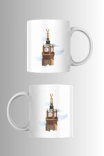 Mekke Kraliyet Saat Kulesi Temalı Porselen Kupa - Görsel 2