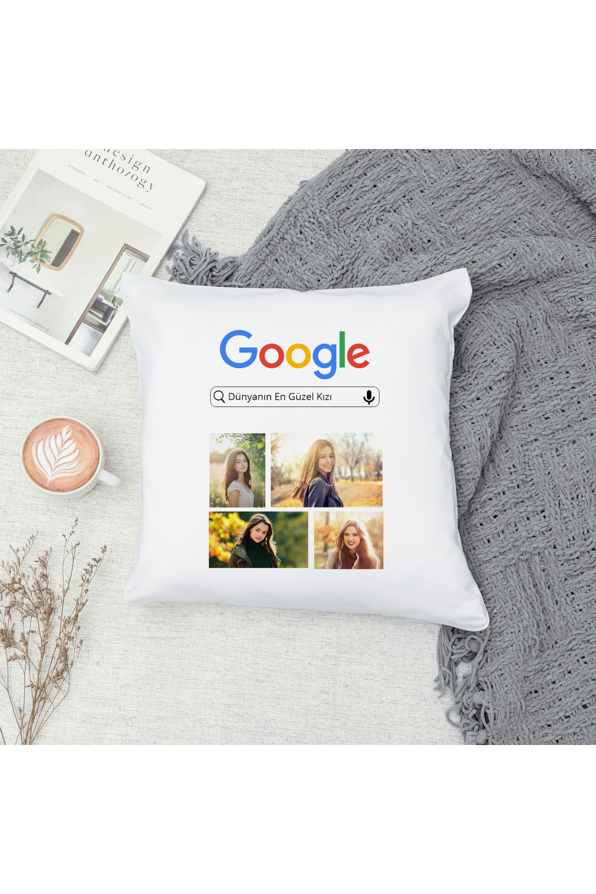 1_org_zoom-17.jpg Kişiye Özel Google Tasarımlı Yastık 40x40 – Elyaf Dolgulu Hediye (Öğretmen, Anne, Sevgili, Arkadaş) - Görsel 1