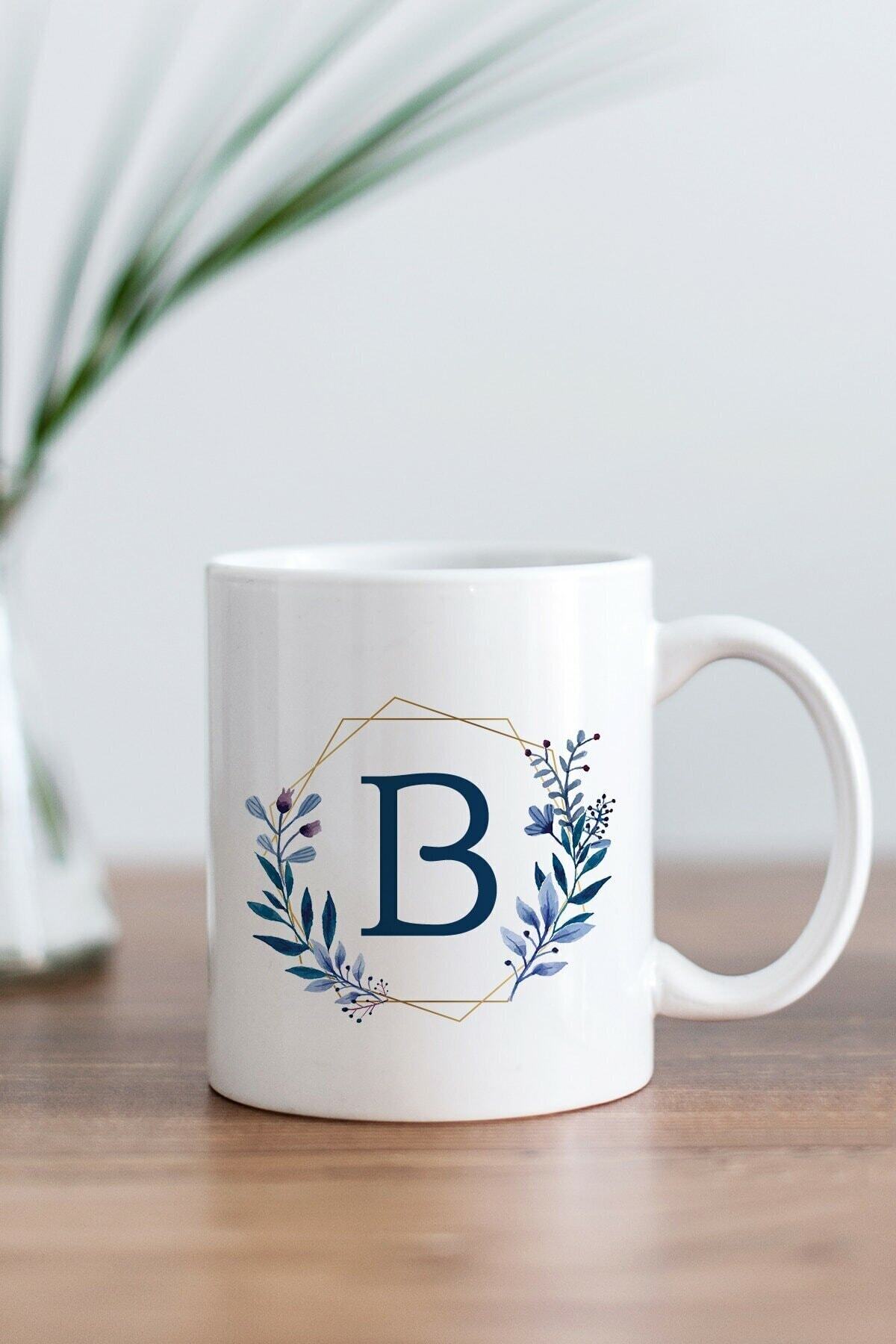 1_org_zoom-1708.jpg B Harfi Baskılı Kupa Bardak - Görsel 1