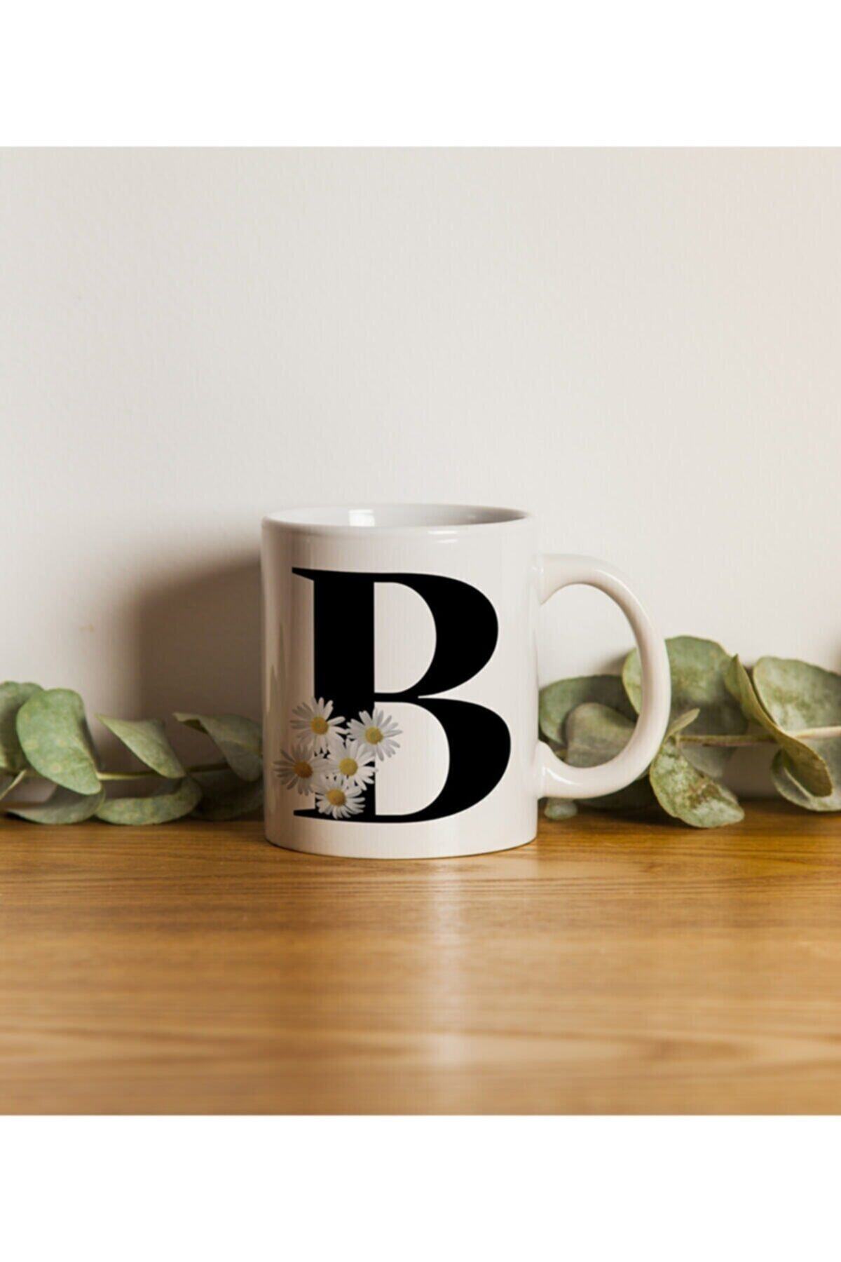 1_org_zoom-1745.jpg B Harfli Papatya Kupa Bardak - Görsel 1