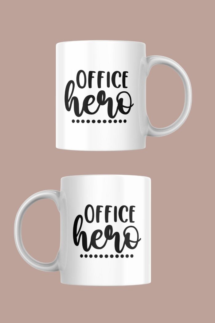 Ofis Kahramanlarına Özel Eğlenceli Porselen Kupa - Görsel 2