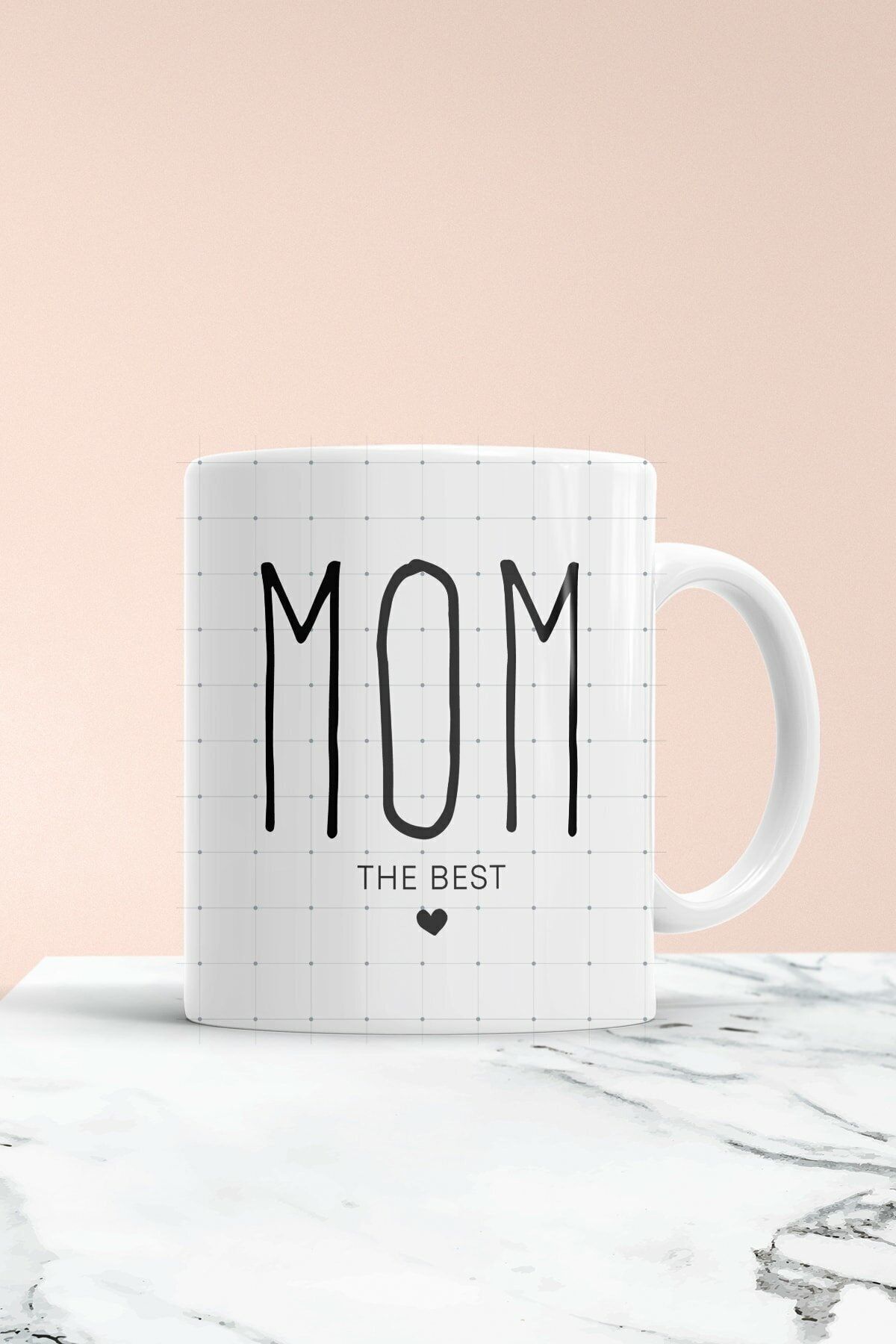 1_org_zoom-1894.jpg Mom The Best Baskılı Kupa Bardak - Görsel 1
