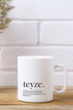 Dekoratif Erkek Kardeş Kelime Anlamı Baskılı Kupa Bardak K-010