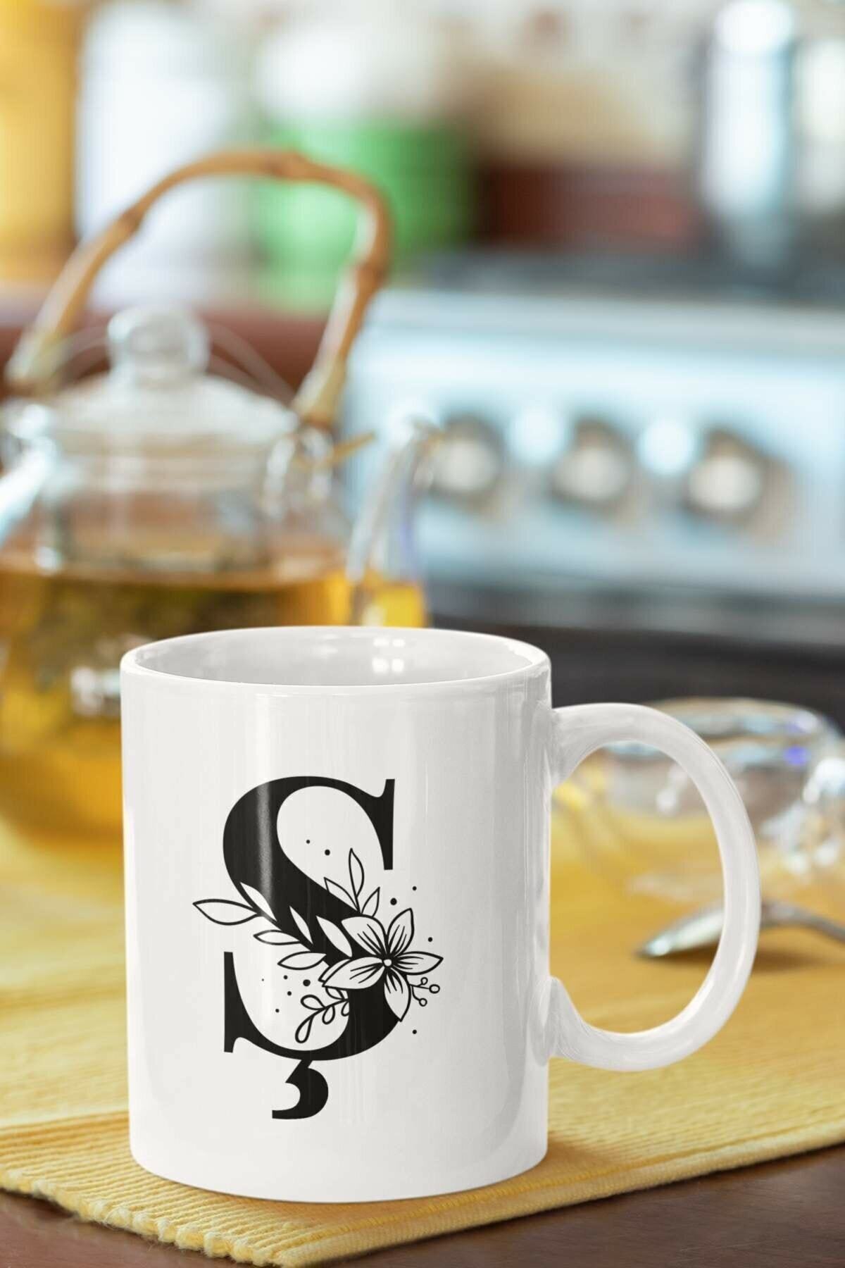 1_org_zoom-1932.jpg Ş Harfi Baskılı Porselen Kupa Bardak - Görsel 1