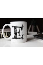 Özel Çizim Eharfli Porselen Kupa Tfshr-06