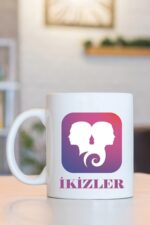 Ikizler Burcu Kupa Baskılı Bardak