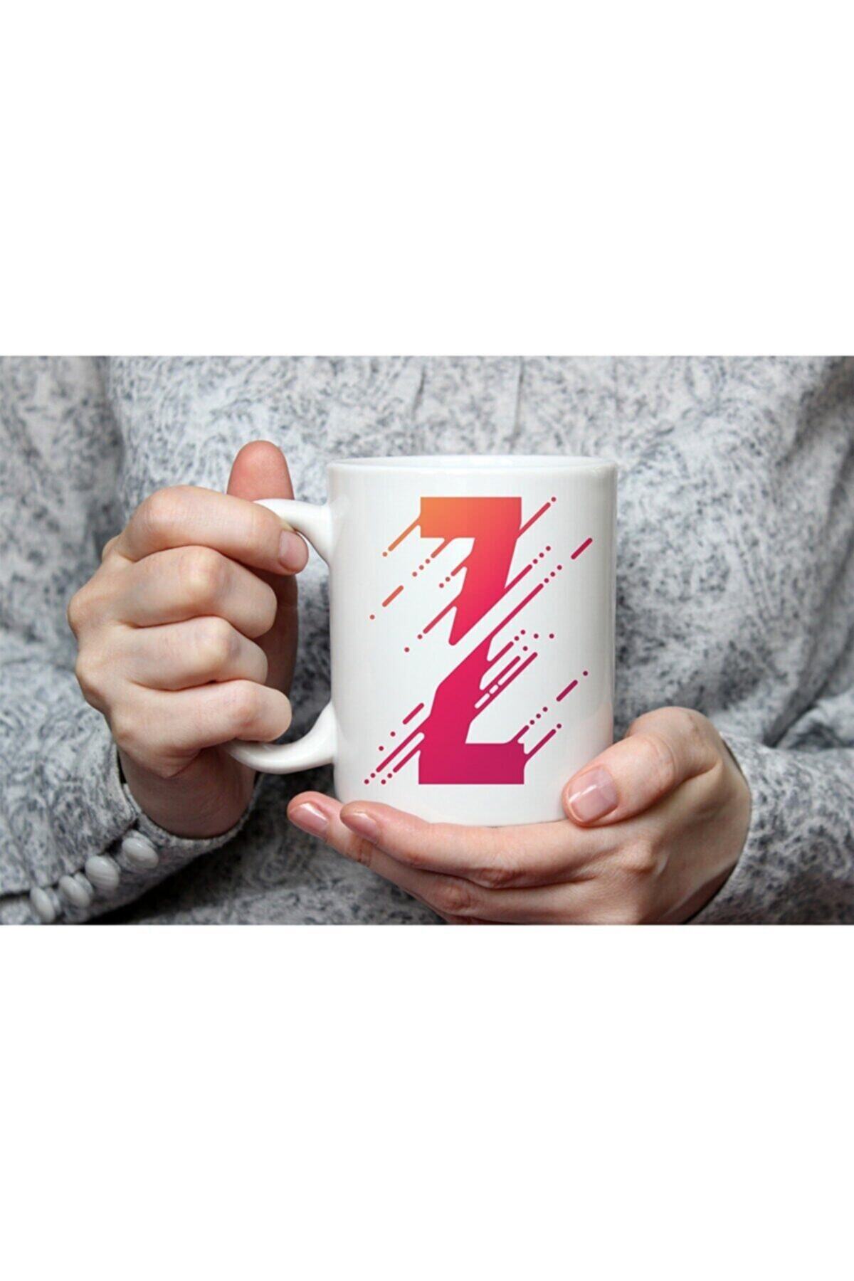 1_org_zoom-1982.jpg Özel Tasarım Z Harfli Beyaz Porselen Kupa Tfsp-23 - Görsel 1