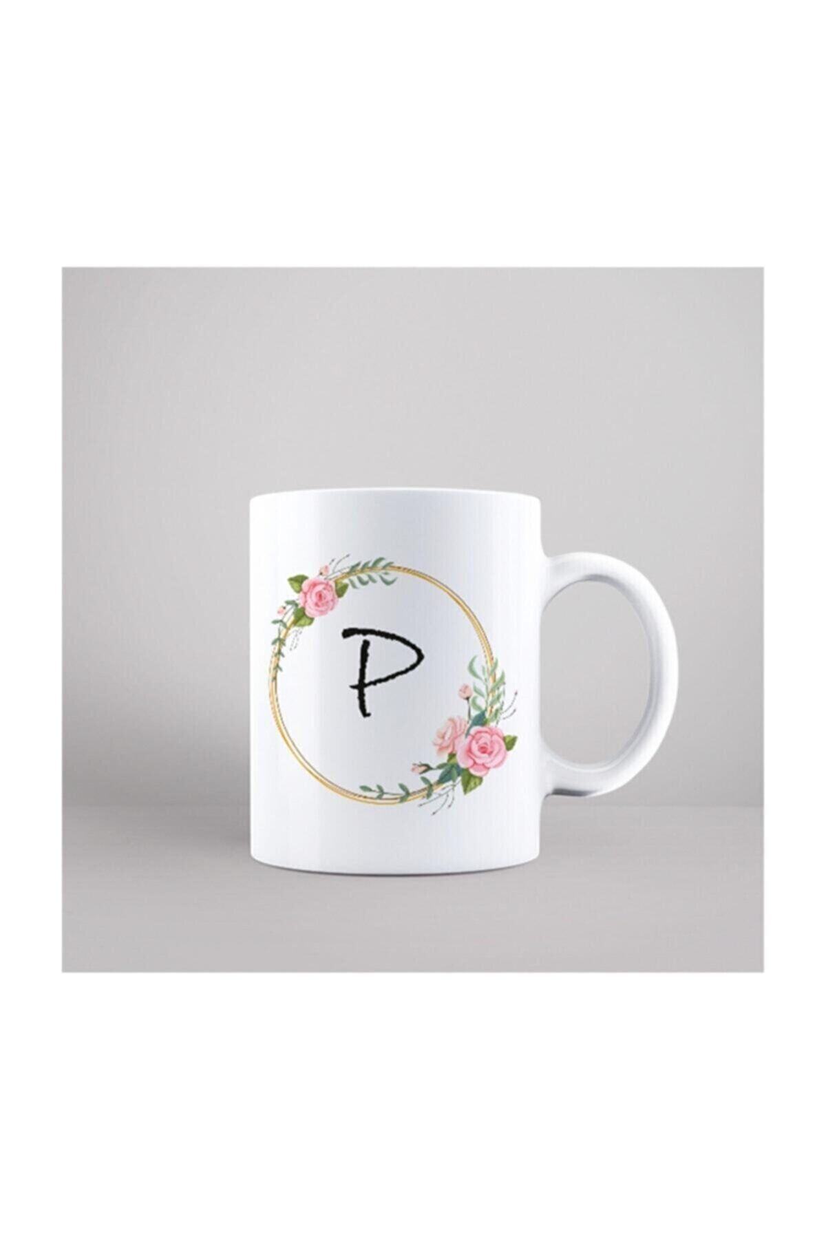 1_org_zoom-1995.jpg P Harfi Tasarımlı Kupa Bardak - Görsel 1