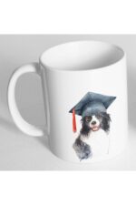 Kepli Perro Collie Barbudo Resim Baskılı Kupa Bardak